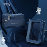 尔木萄化妆包 尔木萄化妆包便捷外出随身收纳多功能箱大容量高级简约手提箱包女