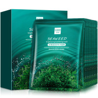 一盒装10片 3盒瑞瑞护肤色娜娜深海藻面膜保湿补水滋养水润嫩肤面膜收缩毛孔