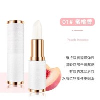 01#蜜桃香[无色] 李佳琪温感变色唇膏伪素颜无色润唇膏女护唇滋养修护补水保湿滋润