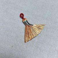 迷你拉环挂手链款约3.5cm 端午节迷你金扫帚挂件金扫把吊坠手机链钥匙扣腰挂包挂宝宝床头挂