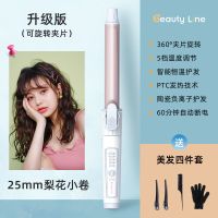 010-25小卷-旋转款[粉色] 卷发棒可旋转夹片大卷38mm发型化妆师理发店专用发廊电棒32mm刘海