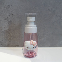 60ml粉色KT喷雾瓶 卡通旅行分装瓶按压式沐浴露洗发水洗手液小瓶子空瓶便携式起泡沫
