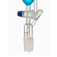 恒压分液漏斗玻璃活塞25ML/19*26 葵花玻璃分液漏斗具活塞四氟恒压滴液漏斗分液漏斗实验室反应釜配件漏斗50 100