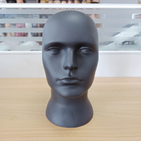 哑黑 头模假人头VR眼镜围巾帽子展示模特头商场货架可展示泳镜公仔头模