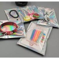 7*10 钥匙扣饰品化妆用品手机充电线耳机收纳吧唧镭射自封袋6*10CM50只