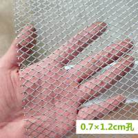 特小孔银色1米高2米长 防锈菱形钢板网铁丝网围栏网格网钢丝养殖拦鸡网圈玉米护栏防护网