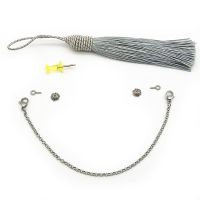 17音颤音链(不含琴) kalimba卡林巴双手指琴拇指琴颤音链 沙链 装饰吊坠 乐器配件