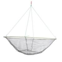 直径0.6米 4毫米网眼 单钢丝 自动渔网拉网抬网搬网提筝网折叠虾网鱼笼扳网捕鱼虾网捕虾网自动