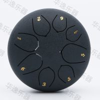 6寸8音+配件+教程 玉清瓷 空灵鼓15音色空鼓钢舌鼓学生鼓忘忧鼓13音炫音鼓梵音鼓初学者乐器