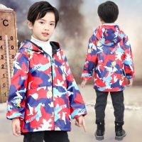 红色奥特曼 (防水加绒)男童 120(身高110-120cm以内) 男童防水羽绒服罩衣儿童围裙画画女童吃饭围兜反穿衣防渗