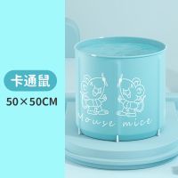 卡通鼠50*50(10岁内可用) 特惠套餐 小孩洗澡盆折叠儿童大号浴盆家用宝宝沐浴桶洗澡桶婴儿游泳浴桶