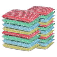 条纹款20片D 家用加密刷洗大王百洁布海绵擦刷锅布洗碗巾菜瓜布洗碗布油烟机
