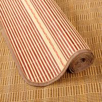 御竹木纹席(款) 0.7米宽-1.8米长(直通) 夏季竹凉席1.8m单双人宿舍凉席0.7米凉席竹席1.5米折叠凉席1