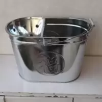 家用手提白铁皮拖地桶储水桶拖布挤水桶精品方便快捷地板清洁专用[4月12日发完] 家用手提白铁皮拖地桶储水桶拖布挤水桶精品