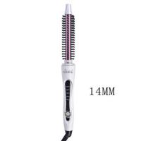 6601白色14mm(超短发蓬松) 电卷发梳直卷两用男女短发打理头发蓬松神器内扣刘海不伤发卷发棒