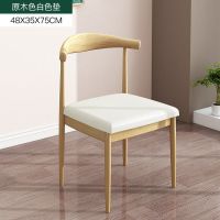 原木色+白垫 书桌实木简约家用台式电脑桌学生写字桌子卧室学习桌简易办公桌椅