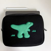 黑色恐龙款 小号(适用9-11寸) ipad平板收纳包11寸内胆包10.2保护套macbook pro14笔记本电脑包