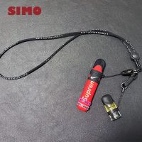 黑色运动挂绳+耐克环+防尘帽 VTV挂绳保护套jve非我挂绳防尘嘴卫生帽硅胶套柚子2代挂绳保护套