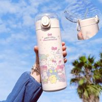 1 420手提吸管保温杯 玉桂狗 三丽鸥 库洛米 手提吸管保温杯 弹盖水杯印花可爱杯子304