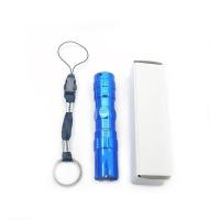 蓝色(送电池) 买二送一 迷你5号电池女生小电筒袖珍led手电筒1W铝合金迷你手电