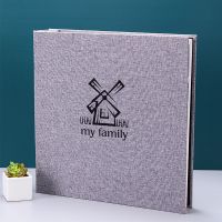 family 20张白页+送大礼包 diy相册本手工纪念册影集家庭版大容量收集收纳册ins高颜值拍立得