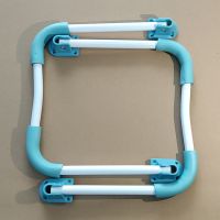 加强版防滑腿(蓝色) 单只(无螺丝钉)(可能与原配a 折叠U型桌腿床上小桌子腿儿童书桌脚学生书桌可折叠桌配件零件