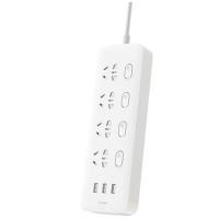 白色 小米 米家多功能四位四控插线板 usb 家用长线通用接线板插座插头