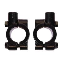 无后视镜配件 电动车电瓶车雨棚蓬支架遮阳伞前支架加厚扁铁支架电车后视镜配件