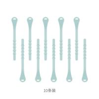 10个 耳机充电线防丢硅胶扎带绑带卡扣创意便携数据线网线收纳理线器