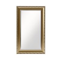 白底金 30*40(带边框) 防爆无框浴室镜子家用长方形壁挂穿衣镜粘贴墙卫生间椭圆化妆镜子