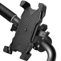 不防水[车把款] 电动车手机支架摩托导航外卖骑手防雨车载电瓶防震防水支架