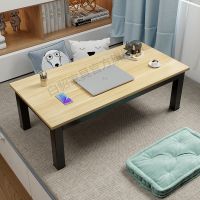 黑架浅胡桃 60*40*35 炕几桌落地日式简约榻榻米桌子家用窗台飘窗矮桌子阳台小桌子茶桌