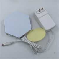 1片灯套装含电源 现代简约组合拼接触摸感应智能量子灯 LED蜂巢过道卧室背景墙壁灯