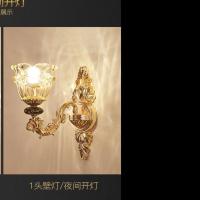 单头配12W三色LED灯泡 欧式吊灯客厅灯现代简约大气餐厅灯水晶卧室灯别墅陶瓷法式吊灯具