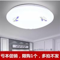 百合款 直径21厘米白光12瓦 LED吸顶灯圆形遥控大气客厅灯具现代简约卧室灯阳台灯餐厅灯饰