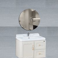 圆形直径20厘米 安全卫生间软镜子圆形椭圆形摄影镜子浴室镜壁挂贴墙自粘化妆镜子