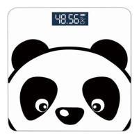 大熊猫电池款 28X28cm USB充电体重秤精准可爱熊猫人体秤家用称重计量成人减肥电子秤