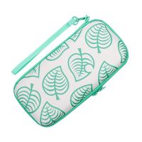 switch lite 收纳包 适用任天堂switch oled收纳包动森主题绿叶保护套ns游戏机包收纳