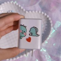 小恐龙[翅膀镭射白] 翅膀一对 vivo X60 X70 X70pro透明硅胶数据线保护套S9 S10充电器X30保护线