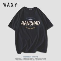 WAXY2022夏季韩版纯棉短袖T恤女学生宽松百搭嘻哈潮流女装上衣ins