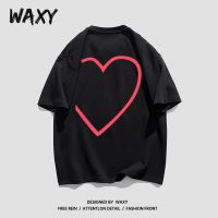 WAXY纯棉短袖T恤女2022夏季新款韩版宽松学生半袖上衣潮流学院ins