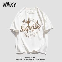 WAXY2022夏季新款韩版纯棉短袖T恤女学生潮牌宽松百搭女装上衣ins