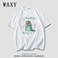 WAXY纯棉短袖T恤女2022新款夏季学生百搭韩版潮流宽松女装上衣ins