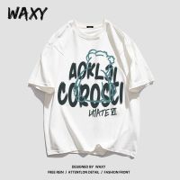 WAXY纯棉短袖T恤女2022夏季新款法式嘻哈女学生韩版宽松上衣服ins