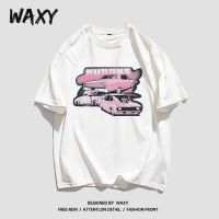 WAXY纯棉短袖T恤女学生潮牌2022年新款韩版潮流印花ins上衣服女装
