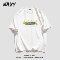 WAXY纯棉T恤夏季短袖女2022新款学生宽松百搭潮流韩版甜辣上衣ins