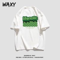 WAXY纯棉T恤女美式hiphop短袖学生宽松休闲上衣嘻哈街头个性女装