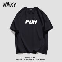 WAXY纯棉T恤美式hiphop短袖女嘻哈街头潮流学生宽松韩版国潮上衣