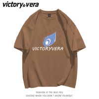 VICTORYVERA2022新款夏季短袖t恤女学生宽松显瘦百搭半袖上衣服潮