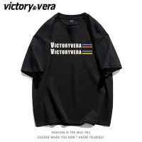 VICTORYVERA美式街头字母印花短袖T恤女夏宽松显瘦韩版百搭上衣潮